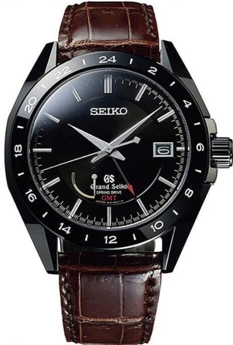 Best Grand Seiko Sport 9R Spring Drive GMT Black-Ceramic Limited Edition Replica Watch Price SBGE037